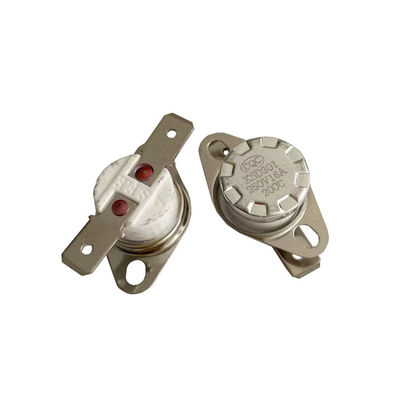 qualità  CQC KSD301/302 Ceramic Jump Thermostat 16A 250V 40~260C Sudden Normally Closed Normally Closed Thermal Switch fabbrica